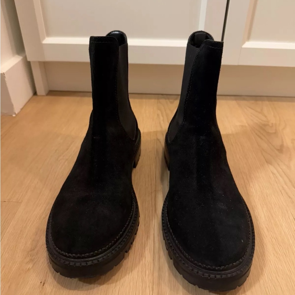 Jimmy Choo Black Combat Boots Sleek Design